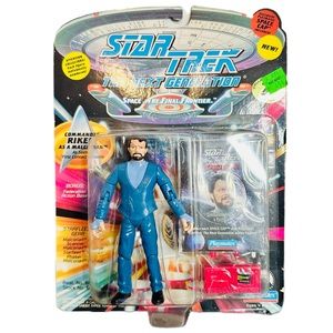 Star Trek The Next Generation RIKER AS MALCORIAN 1994 Playmates Figure NEW!